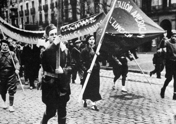 The American Lincoln battalion of the International Brigades The American Lincoln battalion of the International Brigades during the Spanish Civil War 1937 Copyright: xPhoto12 AnnxRonanxPicturexLibraryx ARP17A05011