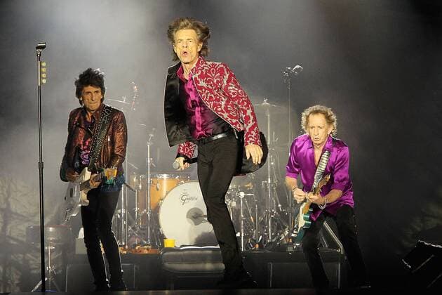 The Rolling Stones Mick Jagger and Keith Richards perform at MetLife Stadium in East Rutherford, New Jersey on Thursday, August 1, 2019.  NYP20190801509 DAVExALLOCCA