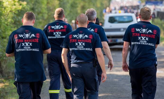 Wacken Wacken 2019, Abschlusstag, 03.08.2019 Letzter Tag Wacken 2019 musikalische Hoehepunkte und sonniger Abschluss zum 30 jaehrigen Bestehen des groessten Metalfestivals der Welt. Copyright: Dirk_Jacobsx EP_DJS