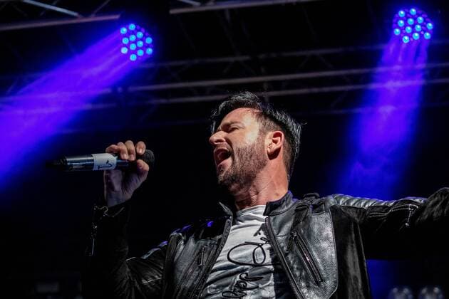 03.08.2019 , MO Moers , KL Kamp Lintfort , Schlager Open Air an der Freizeitanlage Altfeld an der Altfelder Straße 305. Michael Wendler *** 03 08 2019 , MO Moers , KL Kamp Lintfort , Schlager Open Air at the leisure park Altfeld at Altfelder Straße 305 Michael Wendler