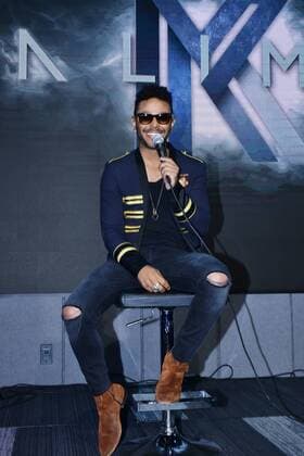 Kalimba Somos Muchos y Venimos Todos album launch MEXICO CITY, MEXICO - AUGUST 5: Singer Kalimba talks during a press conference to promote his latest album Somos Muchos y Venimos Todos at Universal Music Auditorium on August 5, 2019 in Mexico City, Mexico  Copyright: xx EYE4549
