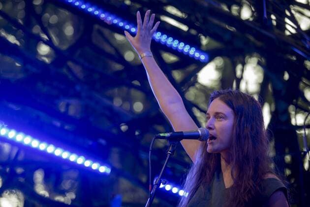 August 2, 2019, Happy Valley, Oregon, U.S: Mountain Man s Molly Erin Sarle performs at Pickathon Music festival in Happy Valley Oregon August 2, 2019. Happy Valley U.S. - ZUMAb190 20190802_znp_b190_050 Copyright: xNataliexBehringx