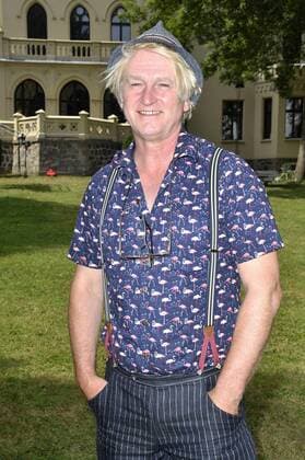 Detlev Buck beim Fototermin am Set der Amazon Original Serie Bibi & Tina auf Schloss Reichenow. Reichenow-Möglin, 06.08.2019