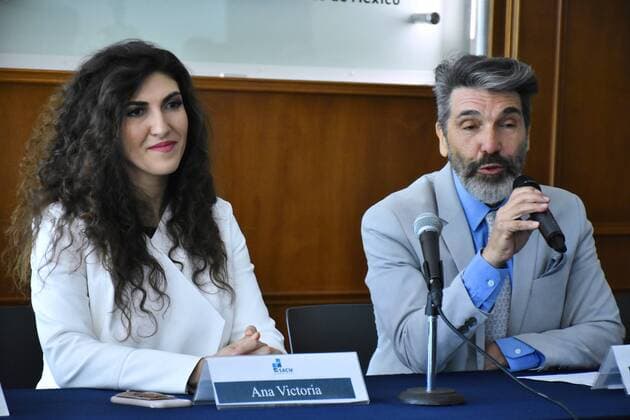 Diego Verdaguer Receives Recognition for his 50 years of musical career MEXICO CITY, MEXICO - AUGUST 7: Ana Victoria and Diego Verdaguer speaks during a press conference to announce the delivery of recognition for 50 years of artistic career to singer Diego Verdaguer at Mexico Society of Authors and Composers on August 7, 2019 in Mexico City, Mexico  Copyright: xx EYE5258