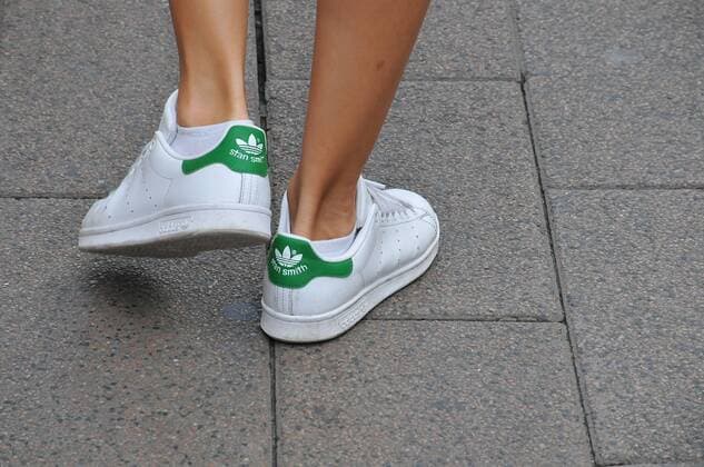 Copenhagen Denmark 09.August 2019 Female wears German adidas footwear in danish capital Copenhagen Denmark.(Photo..Francis Joseph Dean Deanpictures. 