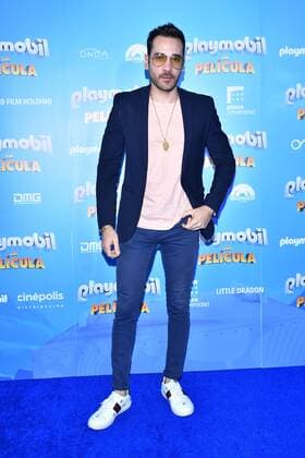 Playmobil film premiere in Mexico MEXICO CITY, MEXICO - AUGUST 10: Jorge Melo poses for photos during the blue carpet of Playmobil film premiere at Cinepolis Plaza Universidad on August 9, 2019 in Mexico City Mexico  Copyright: xCarlosxTischlerx EYE7063
