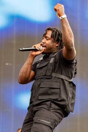 August 10, 2019, San Francisco, California, U.S: Rapper ALLBLACK during Outside Lands Music Festival at Golden Gate Park in San Francisco, California San Francisco U.S. - ZUMAs135 20190810_zap_s135_025 Copyright: xDanielxDeSloverx