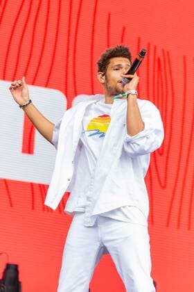 August 10, 2019, San Francisco, California, U.S: Musician NOMBE (NOAH MCBETH) during Outside Lands Music Festival at Golden Gate Park in San Francisco, California San Francisco U.S. - ZUMAs135 20190810_zap_s135_034 Copyright: xDanielxDeSloverx