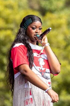 August 10, 2019, San Francisco, California, U.S: TIERRA WHACK during Outside Lands Music Festival at Golden Gate Park in San Francisco, California San Francisco U.S. - ZUMAs135 20190810_zap_s135_072 Copyright: xDanielxDeSloverx