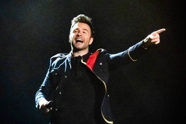 BEIJING, CHINA - AUGUST 13: Irish singer songwriter Shane Filan of Irish pop vocal group Westlife performs during their concert The Twenty Tour at Cadillac Arena on August 13, 2019 in Beijing, China.  Copyright: xVCGx CFP111231137672