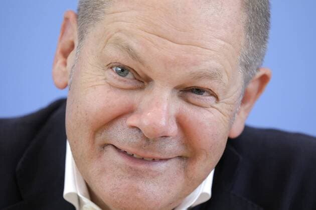 News Themen der Woche KW33 News Bilder des Tages Olaf Scholz, Bundesminister der Finanzen, SPD, PK im Rahmen der offenen Tuer der Bundespressekonferenz, DEU, Berlin, 18.08.2019