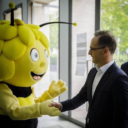 Entertainment Themen der Woche KW33 Entertainment Bilder des Tages Bundesaussenminister Heiko Maas, SPD, nimmt im Auswaertigen Amt am Tag der offenen Tuer teil. , 18.08.2019. Germany *** Federal Foreign Minister Heiko Maas, SPD, takes part in Foreign Office Open Day, 18 08 2019 Germany Copyright: xThomasxTrutschelx