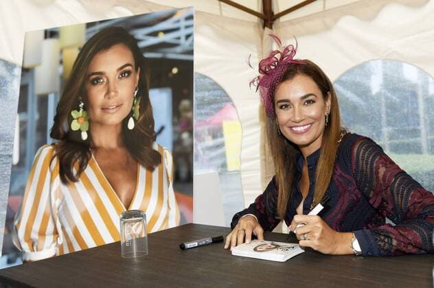 Jana Ina Zarrella beim Audi Ascot Renntag 2019 auf der Galopprennbahn Neue Bult. Hannover-Langenhagen, 18.08.2019