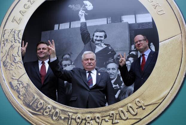 June 3, 2009 Warsaw, Poland. Pictured: Lech Walesa (President of Poland between 1990 and 1995, Nobel Prize in 1983)  bew167374B