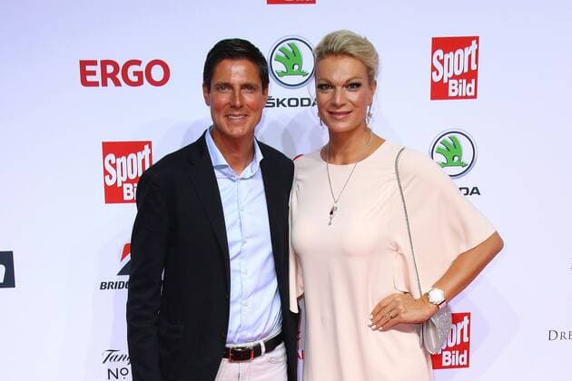 Maria Höfl-Riesch und ihr Ehemann Marcus Hoefl bei der Verleihung vom Sport Bild Award am 19.08.2019 in Hamburg Sport Bild Awards 2019 Verleihung in Hamburg