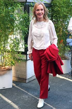 Vergabe GOETZ GEORGE PREIS 2019 Katja Flint am Roten Teppich zur Verleihung vom GOETZ GEORGE PREIS am 19. August 2018 in der Astor Film Lounge. Der dotierte Preis soll an dieses Lebenswerk von Goetz George erinnern. Berlin Charlottenburg Berlin Deutschland