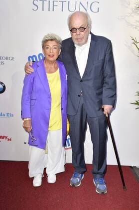 Brigitte Janner und Hajo Gies bei der Verleihung des Götz George Preises 2019 in der Astor Film Lounge. Berlin, 19.08.2019