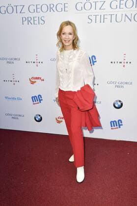 Katja Flint bei der Verleihung des Götz George Preises 2019 in der Astor Film Lounge. Berlin, 19.08.2019