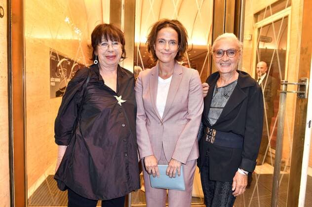 Monika Hansen, Claudia Michelsen und Eleonore Weisgerber bei der Verleihung des Götz George Preises 2019 in der Astor Film Lounge. Berlin, 19.08.2019