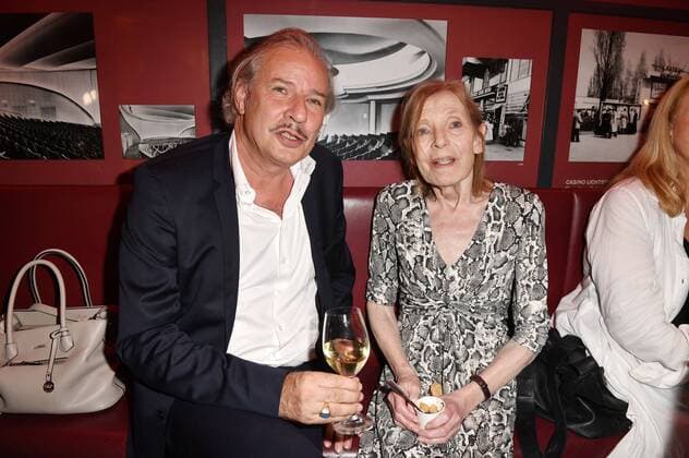 Leander Haußmann und Margit Carstensen bei der Verleihung des Götz George Preises 2019 in der Astor Film Lounge. Berlin, 19.08.2019