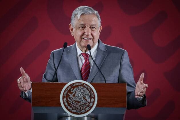 August 21, 2019: EUM20190821NAC12.JPG.CIUDAD DE MEXICO, PresidencePresidencia-Conferencia.- 21 agosto 2019. El presidente Andres Manuel Lopez Obrador encabezo una conferencia de prensa en Palacio Nacional este 21 de agosto de 2019; en el evento participo tambien David Leon Romero, titular de Proteccion Civil. Foto: Agencia EL UNIVERSALIgnacio RamirezAFBV Copyright: xElxUniversalx