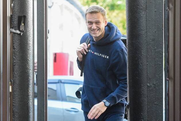 MOSCOW, RUSSIA - AUGUST 23, 2019: Opposition activist Alexei Navalny leaves a special detention centre after 30 days of detention; on 24 July 2019, Moscow s Simonovsky District Court sentenced Navalny to 30 days of detention for calling on the public at an authorised rally on 20 July 2019 to attend an unsanctioned opposition rally in Moscow scheduled for 27 July 2019. Dmitry Serebryakov TASS  TS0B7748