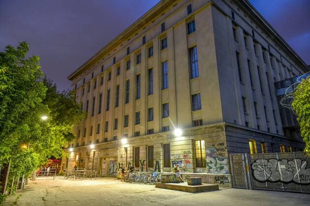 Club Berghain, Am Wriezener Bahnhof, Friedrichshain, Friedrichshain-Kreuzberg, Berlin, Deutschland