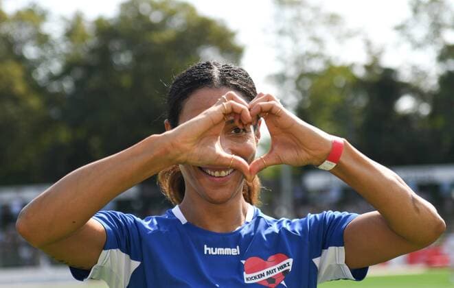 Kicken mit Herz 2019 25.08.2019, Hamburg, Kicken mit Herz 2019, im Bild Annabelle Manden