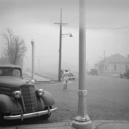 Dust Storm, Amarillo, Texas, USA, Arthur Rothstein, Farm Security Administration, April 1936  Copyright: xCircaxImagesx ghi-circa05036