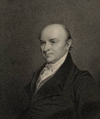 John Quincy Adams (1767-1848), Sixth President of the United States, Head and Shoulders Portrait, Engraving by James Barton Longacre, 1825  Copyright: xCircaxImagesx ghi-circa05899