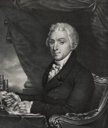James Monroe, 5th President of the United States, Created from an Original Painting by Gilbert Stuart, Published by G. Endicott, New York, 1830 s  Copyright: xCircaxImagesx ghi-circa05925