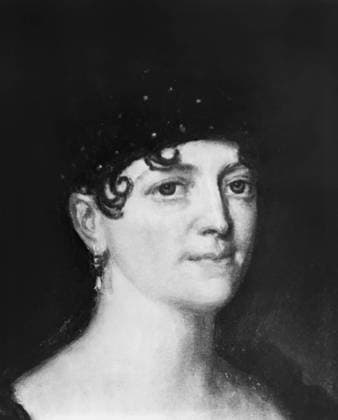 Elizabeth Kortright Monroe (1768-1830), Wife of U.S. President James Monroe, Head and Shoulders Portrait from Original Painting by John Vanderlyn, 1820 s  Copyright: xCircaxImagesx ghi-circa06065