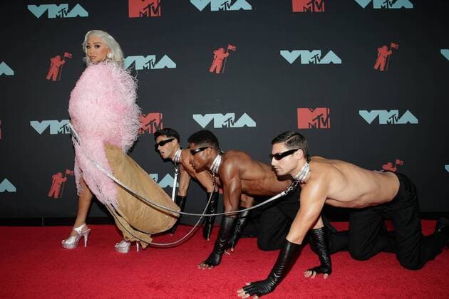 Nikita Dragun arrives on the red carpet at the 36th annual MTV Video Music Awards at the Prudential Center in Newark, NJ on Monday, August 26, 2019.  NJP20190826538 JOHNxANGELILLO