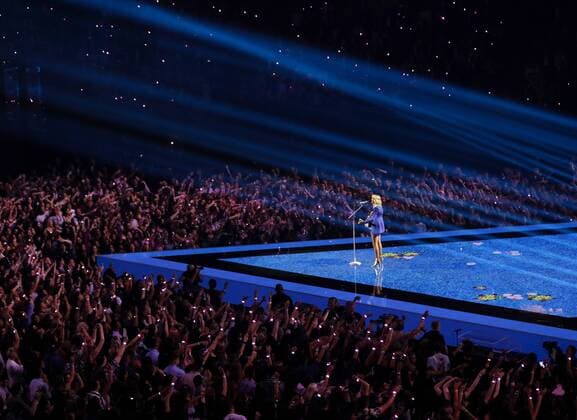 Taylor Swift performs at the 36th annual MTV Video Music Awards at the Prudential Center in Newark, NJ on Monday, August 26, 2019.  NJP201908261003 JOHNxANGELILLO