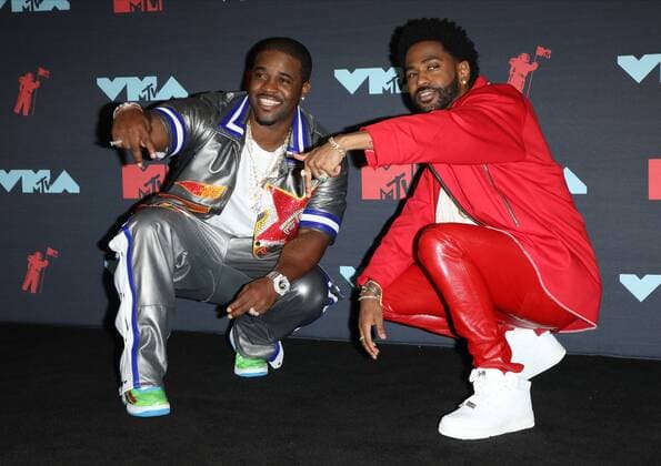 A$AP Ferg and Big Sean poses for photos in the press room during the 36th annual MTV Video Music Awards at the Prudential Center in Newark, NJ on Monday, August 26, 2019.  NJP20190826323 MONIKAxGRAFF