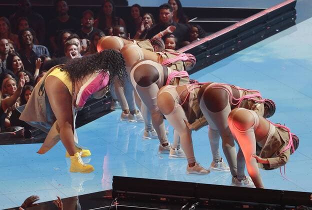 Lizzo performs at the 36th annual MTV Video Music Awards at the Prudential Center in Newark, NJ on Monday, August 26, 2019.  NJP201908261044 JOHNxANGELILLO