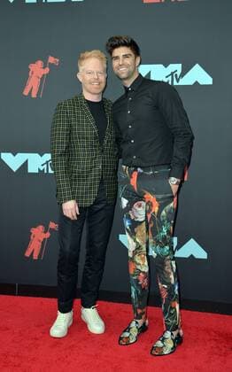 August 26, 2019, New York, New York, United States: Jesse Tyler Ferguson and Justin Mikita arriving at the 2019 MTV Video Music Awards at the Prudential Center on August 26, 2019 in Newark, New Jersey New York United States Copyright: xKristinxCallahanx