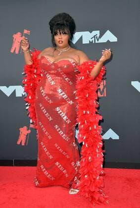 August 26, 2019, New York, New York, United States: Lizzo arriving at the 2019 MTV Video Music Awards at the Prudential Center on August 26, 2019 in Newark, New Jersey New York United States Copyright: xKristinxCallahanx