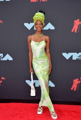 August 26, 2019, New York, New York, United States: Ebonee Davis arriving at the 2019 MTV Video Music Awards at the Prudential Center on August 26, 2019 in Newark, New Jersey New York United States Copyright: xKristinxCallahanx
