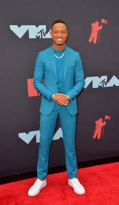 August 26, 2019, New York, New York, United States: Terrence J arriving at the 2019 MTV Video Music Awards at the Prudential Center on August 26, 2019 in Newark, New Jersey New York United States Copyright: xKristinxCallahanx