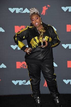 August 26, 2019, Newark, NJ, USA: August 26, 2019 Newark, NJ..Missy Elliott in the press room for MTV Video Music Awards at Prudential Center on August 26, 2019 in Newark, New Jersey. Newark USA  - ZUMAny1_ 20190826_zaf_ny1_243 Copyright: xKristinxCallahanx
