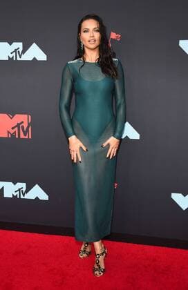 Model Adriana Lima arriving at the MTV Video Music Awards in Newark, New Jersey - Aug 26, 2019 - MTV Video Music Awards 2019, Newark New Jersey United States Prudential Center  Copyright: xOConnor-Arroyox 2019MTVVMA_LT_110