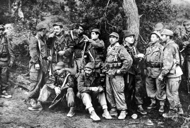 F.L.N. (National Liberation Front) soldiers F.L.N. (National Liberation Front) soldiers 1954-1962 France - Algerian War of Independence Copyright: xPhoto12 ArchivesxSnarkx DFS09A04_239
