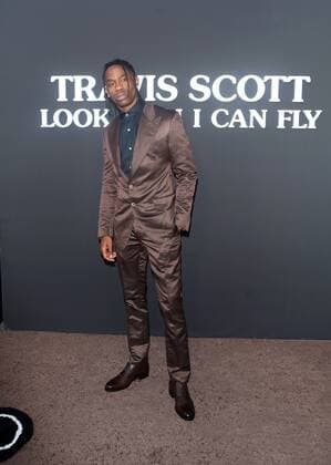August 27, 2019, La, United States of America: Travis Scott arriving at the premiere of Netflix s Travis Scott: Look Mom I Can Fly at Barker Hangar on August 27, 2019 in Santa Monica, California La United States of America Copyright: xFamousx