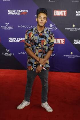 29.08.2019. Düsseldorf. Gast auf dem Bunte New Faces Award im alten Stahlwerk. Malik Harris Düsseldorf Altes Stahlwerk, Ronsdorfer Str. Nordrhein-Westfalen Deutschland