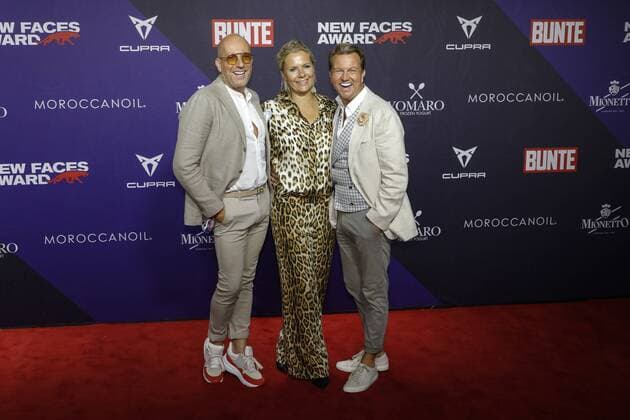 29.08.2019. Düsseldorf. Gast auf dem Bunte New Faces Award im alten Stahlwerk. Thomas Rath, Anni Schwieger of Anni Carlsson and Sandro Rath attend the Bunte New Faces Award Music on August 29, 2019 in Dusseldorf, Germany Düsseldorf Altes Stahlwerk, Ronsdorfer Str. Nordrhein-Westfalen Deutschland