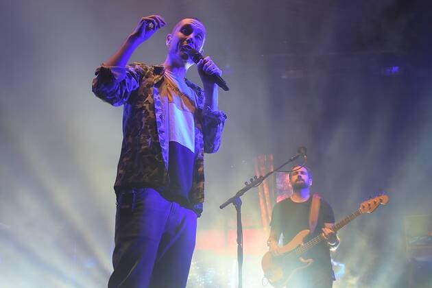 Energy Music Tour Berlin 2019 Bastille, Dan Smith, Kyle Simmons, Will Farquarson, Charlie Barnes, Chris Wood Live on Stange bei der Energy Music Tour 2019 in der Kulturbrauerei in Berlin am 31.08.2019