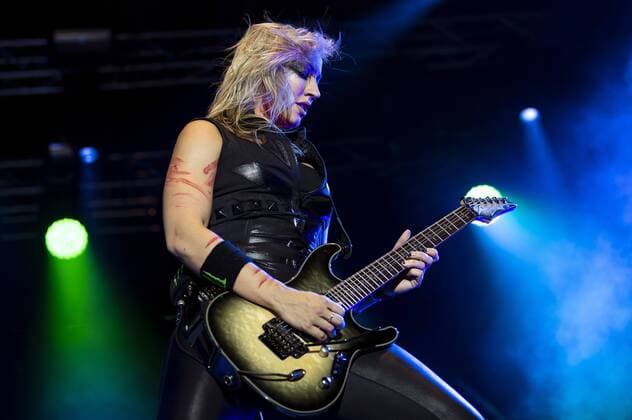 31.08.2019, Riverside - Festival, Alice Cooper, Nita Strauss, Aarburg Aarburg Aargau Schweiz Copyright: xJustPictures.ch HPxRoosx