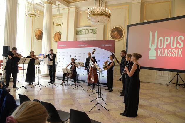 OPUS KLASSIK AWARD PK Konzerthausorchestra zum 2. Klassik Opening Konzerthausorchestra zum Auftrakt bei der OPUS KLASSIK PK zum 2. OPUS AWARD im Konzerthaus am Gendarmenmarkt in Berlin am 02.09.2019