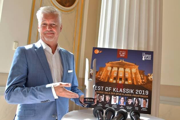 OPUS KLASSIK AWARD PK Guido Evers, GF GVL bei der OPUS KLASSIK PK zum 2. OPUS AWARD im Konzerthaus am Gendarmenmarkt in Berlin am 02.09.2019